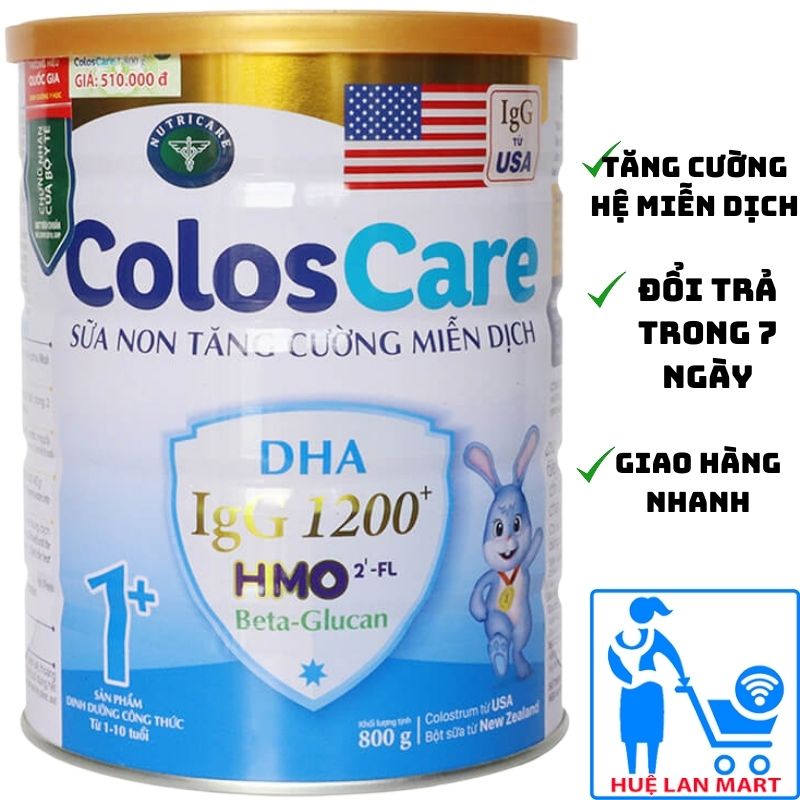 Sữa Non Nutricare ColosCare số 1+ 800g tăng cường miễn dịch