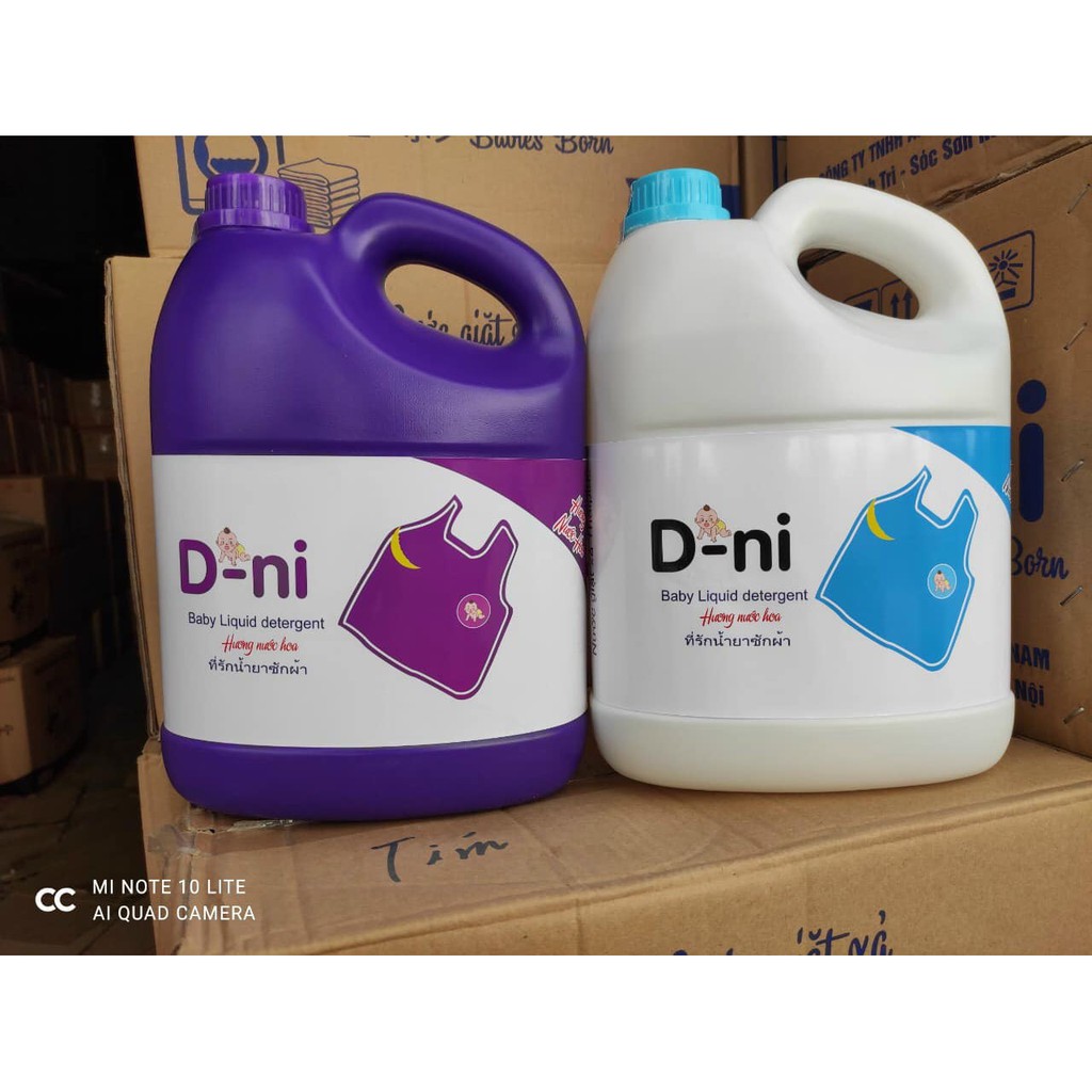 NƯỚC GIẶT DNI BABY THÁI LAN THƠM DỊU NHẸ CHO BÉ - CAN 3,8 LÍT