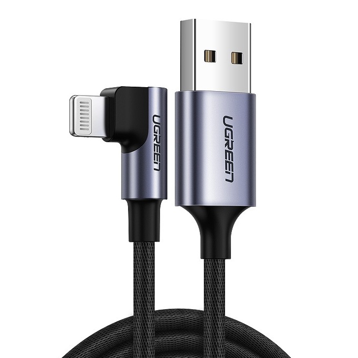 Cáp Sạc Truyền Dữ Liệu UGREEN USB Lightning Dòng Điện Tối Đa 2.4A Chuyên Dụng Cho Iphone