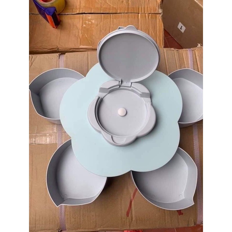 Khay mứt xoay 1 tầng 5 cánh