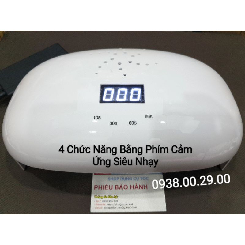 Máy Hơ Gel 2 Tay Cao Cấp WE 518 Công Suất Cao Với 56 Hạt Led UV Siêu Bền.BH 6t