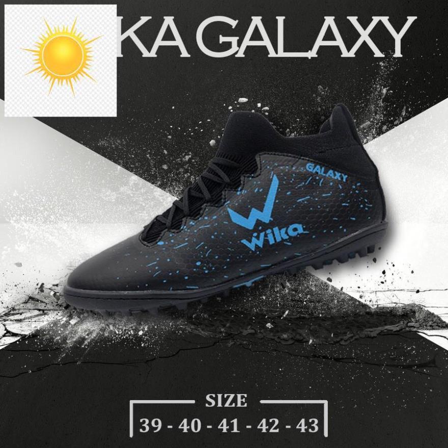 Giày đá bóng wika Galaxy cao cổ - tuyệt đẹp - full box