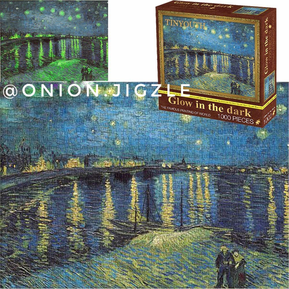 Puzzle Van Gogh 1000pcs Glow in the dark