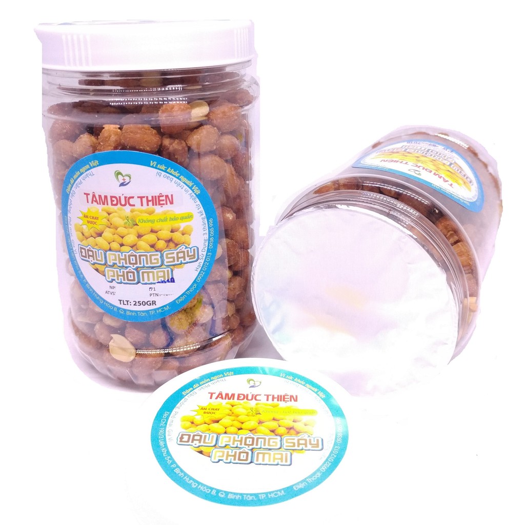 Hộp Đậu Phộng Sấy Phô Mai Tâm Đức Thiện 255GR | BigBuy360 - bigbuy360.vn