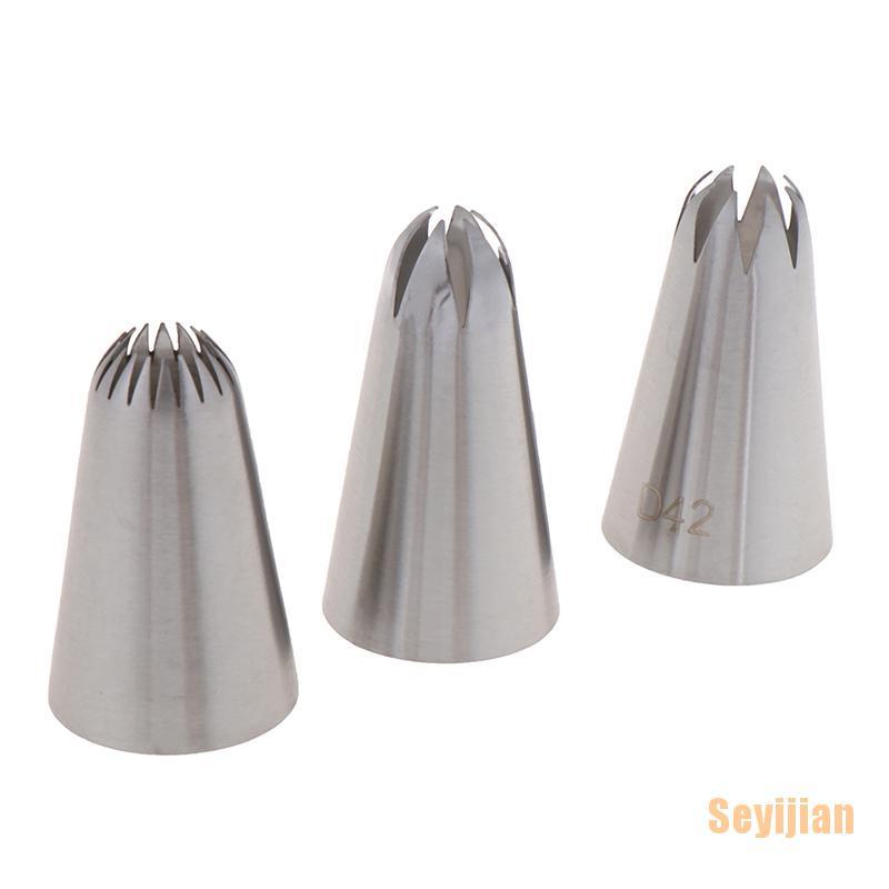 Set 3 đuôi bắt bông kem trang trí bánh tiện lợi