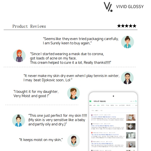 Kem dưỡng ẩm VIVID GLOSSY chiết xuất cây bạch dương chăm sóc da 80ml | BigBuy360 - bigbuy360.vn