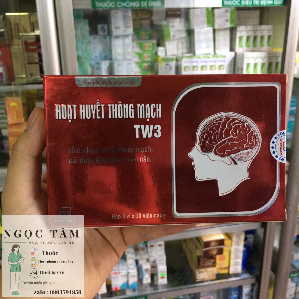 Hoạt huyết thông mạch tw3 - Giảm nguy cơ hình thành cục máu đông