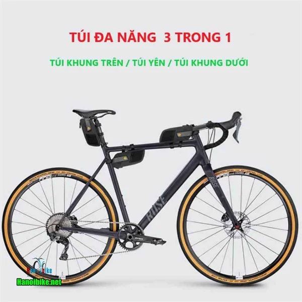 Túi gắn khung xe đạp WestBiking đa năng 3 trong 1