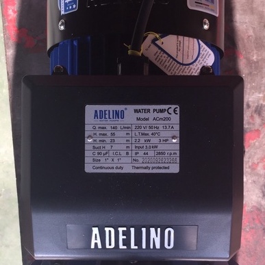 Máy bơm ly tâm ADELINO 2.2kW-3HP - Bơm nước ly tâm chính hãng Đức