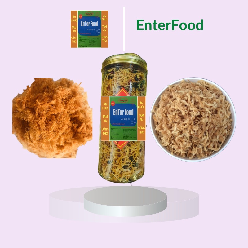 Đặc biệt bản hũ nắp vàng cao cấp khô gà lá chanh, chà bông xù sợi thơm bơ ETF