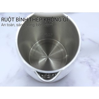 Bình siêu tốc Midea MK-17D 1.7L 2200W (Trắng)