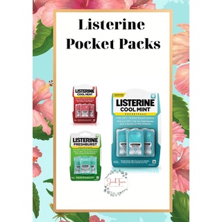 Miếng ngậm thơm miệng, diệt khuẩn Listerine của Mỹ ( vỉ 3 hộp/ hộp 24 miếng)