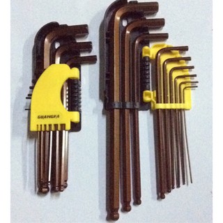 Bộ lục giác nâu sịn  