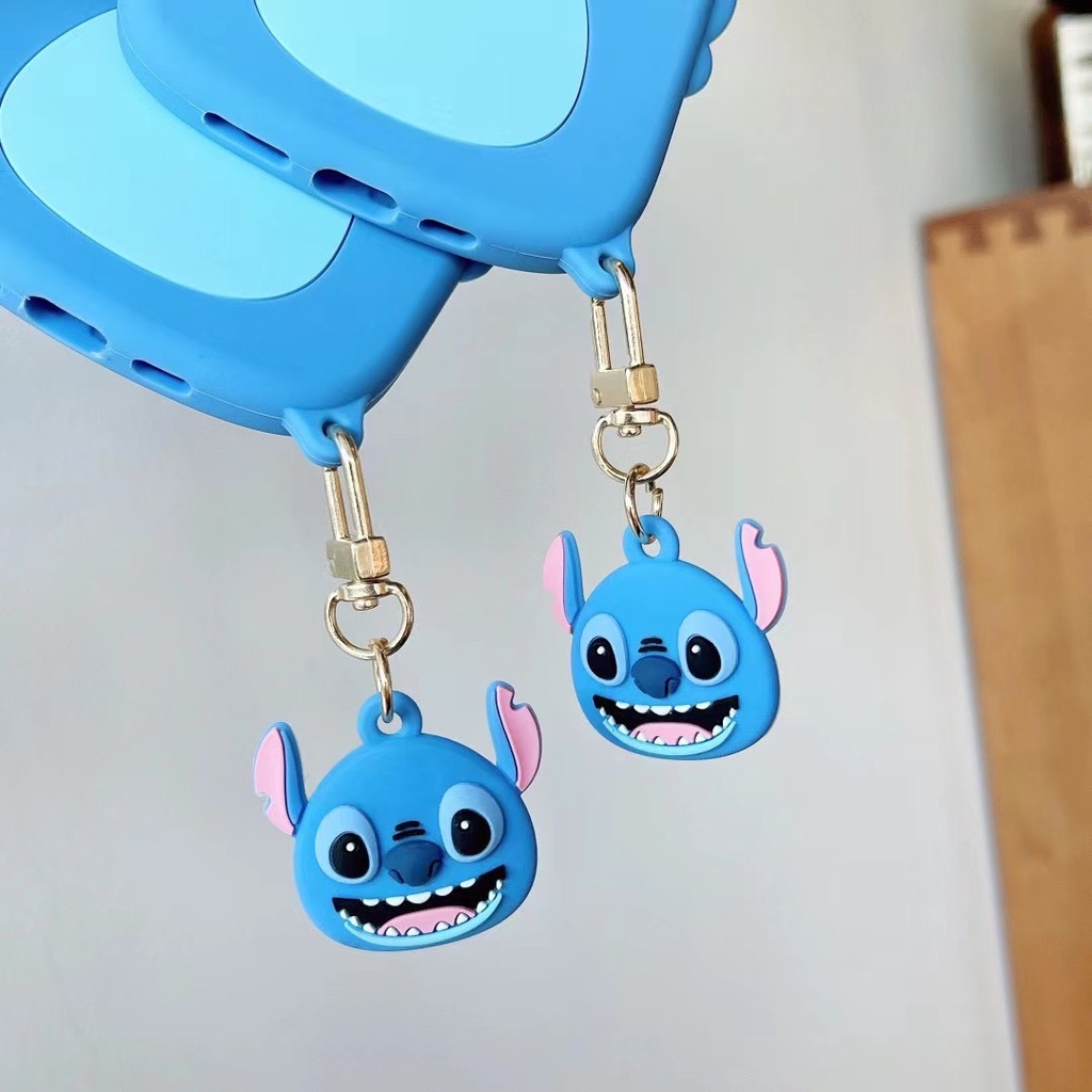 Ốp Điện Thoại Silicon Mềm Hình stitch 3D Có Móc Khóa Cho Iphone 14 pro max 14 plus 13 12 11 pro max xs max xr x 6 6s 7 8 plus