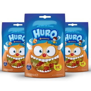  Combo 15 Kẹo dẻo Lợi khuẩn HURO - 105gr
