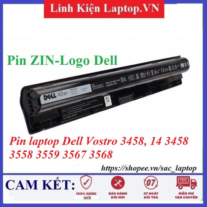 ⚡Pin laptop Dell Vostro 3458, 14 3458 3558 3559 3567 3568 3552