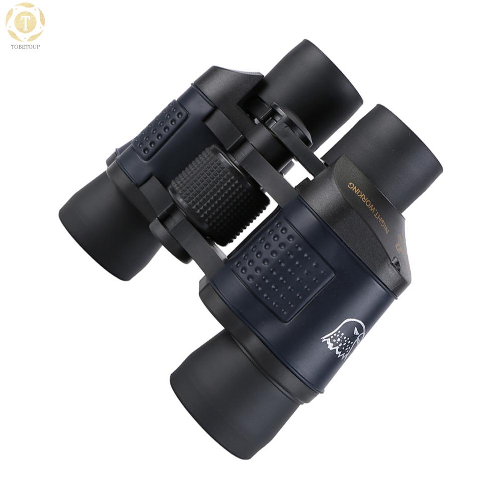 Shipped within 12 hours】 60x60 Binoculars Compact Waterproof Binocular Telescope with Low Light Night Vision Compass Carrying Bag Lanyard Cleaning Cloth for Concert Sports Events Wildlife Bird Watching Binocular Telescope [TO]