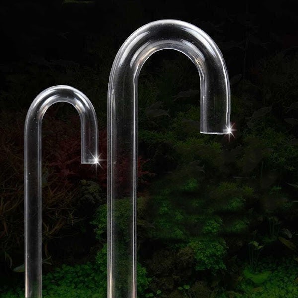 Ống acrylic chữ U cho sục khí ống nước bể cá S