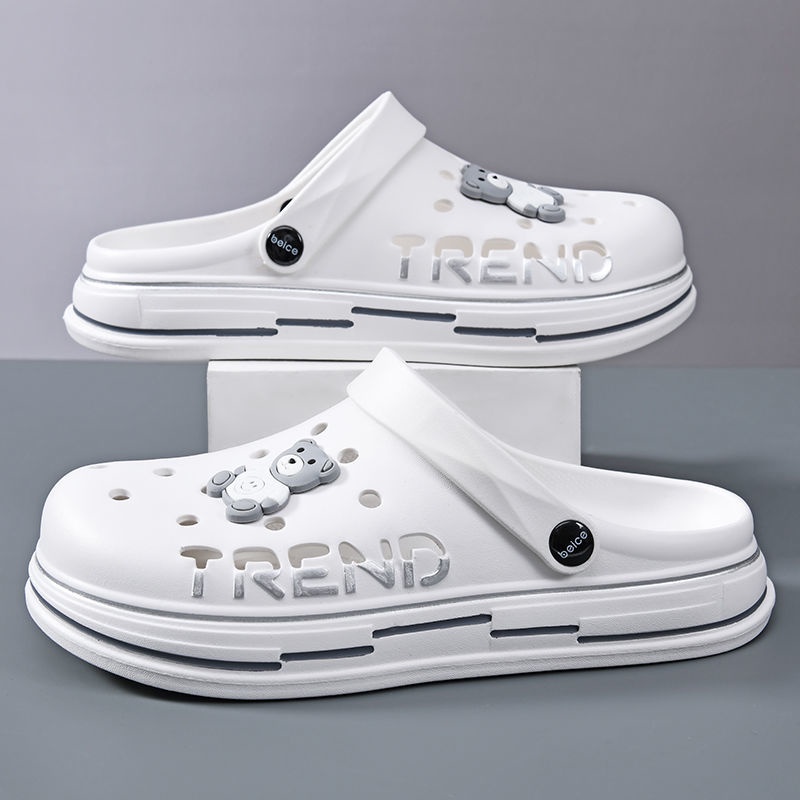 2023 mới Cho Nam Dép Đi Biển Thoáng Khí Thoải Mái Phong Cách Hàn Quốc