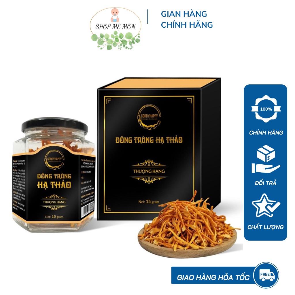 {CHÍNH HÃNG - GIÁ TỐT NHẤT} ĐÔNG TRÙNG HẠ THẢO KHÔ THƯỢNG HẠNG ĐẠI HỌC NÔNG LÂM THÁI NGUYÊN LỌ 15G(CÓ QUÀ TẶNG)