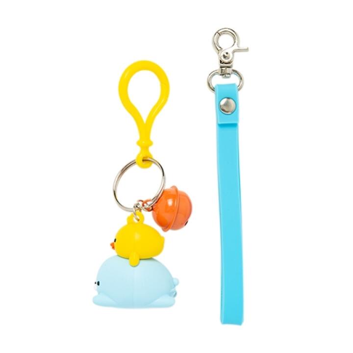 Móc Khóa ARTBOX Hàn Quốc Hình Nhân Vật Otto&amp;Iren Gắn Quả Chuông