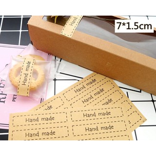 Sticker HANDMADE KRAFT DÀI