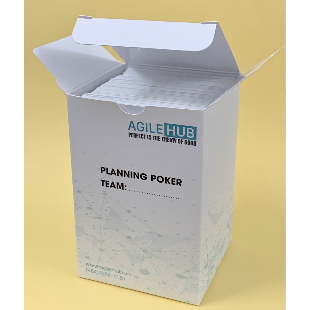 Bộ bài planning poker 200 lá dành cho nhóm agile  - Hộp dành cho team agile/scrum 10 người | BigBuy360 - bigbuy360.vn