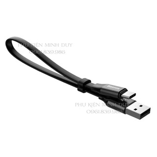 Cáp sạc Baseus Nimble cho Lightning/Type-C dài 23cm/120cm