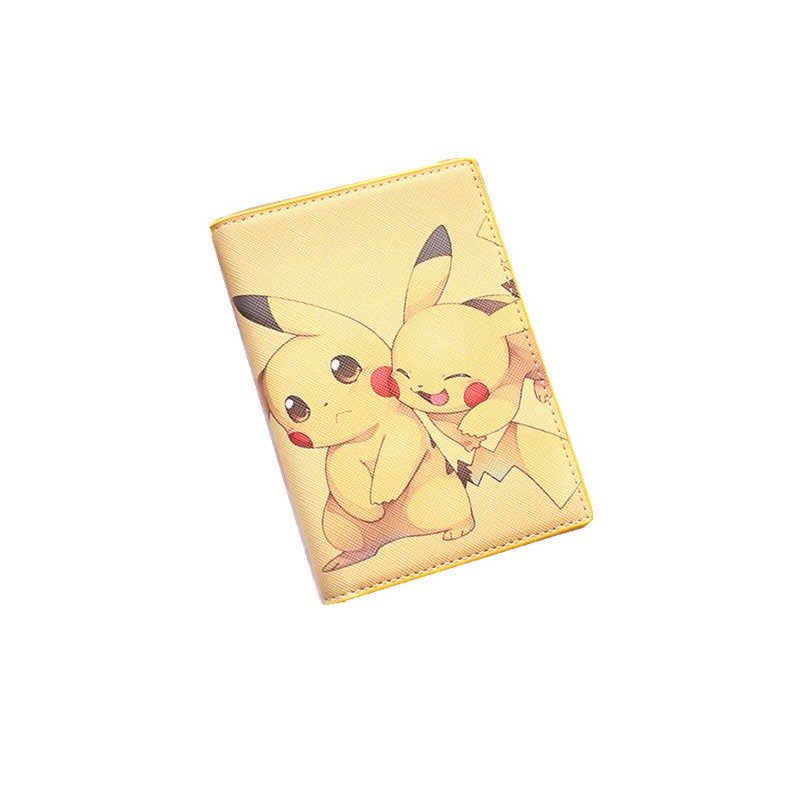 Ví Đựng Hộ Chiếu Giấy Tờ In Hình Pikachu Đáng Yêu Tiện Dụng