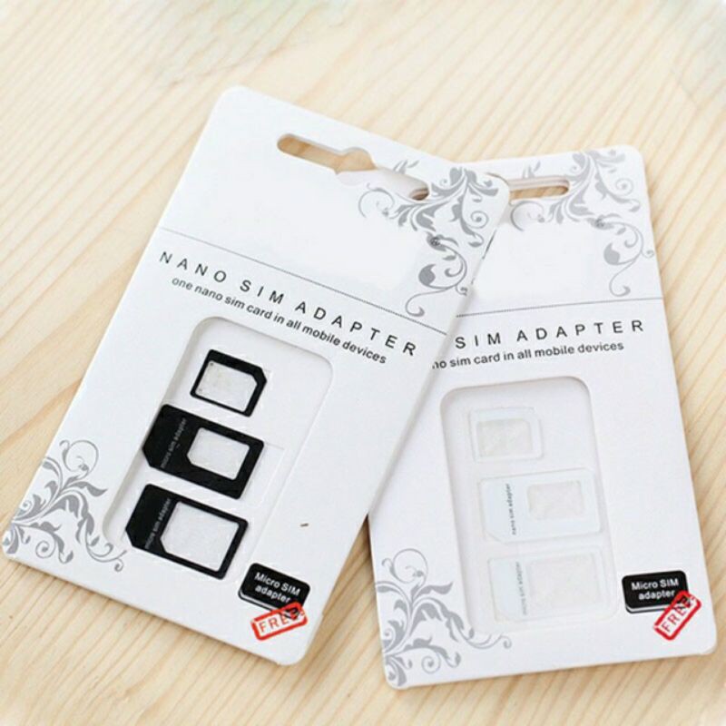 Bộ chuyển đổi sim + que chọc sim chuyên dụng
