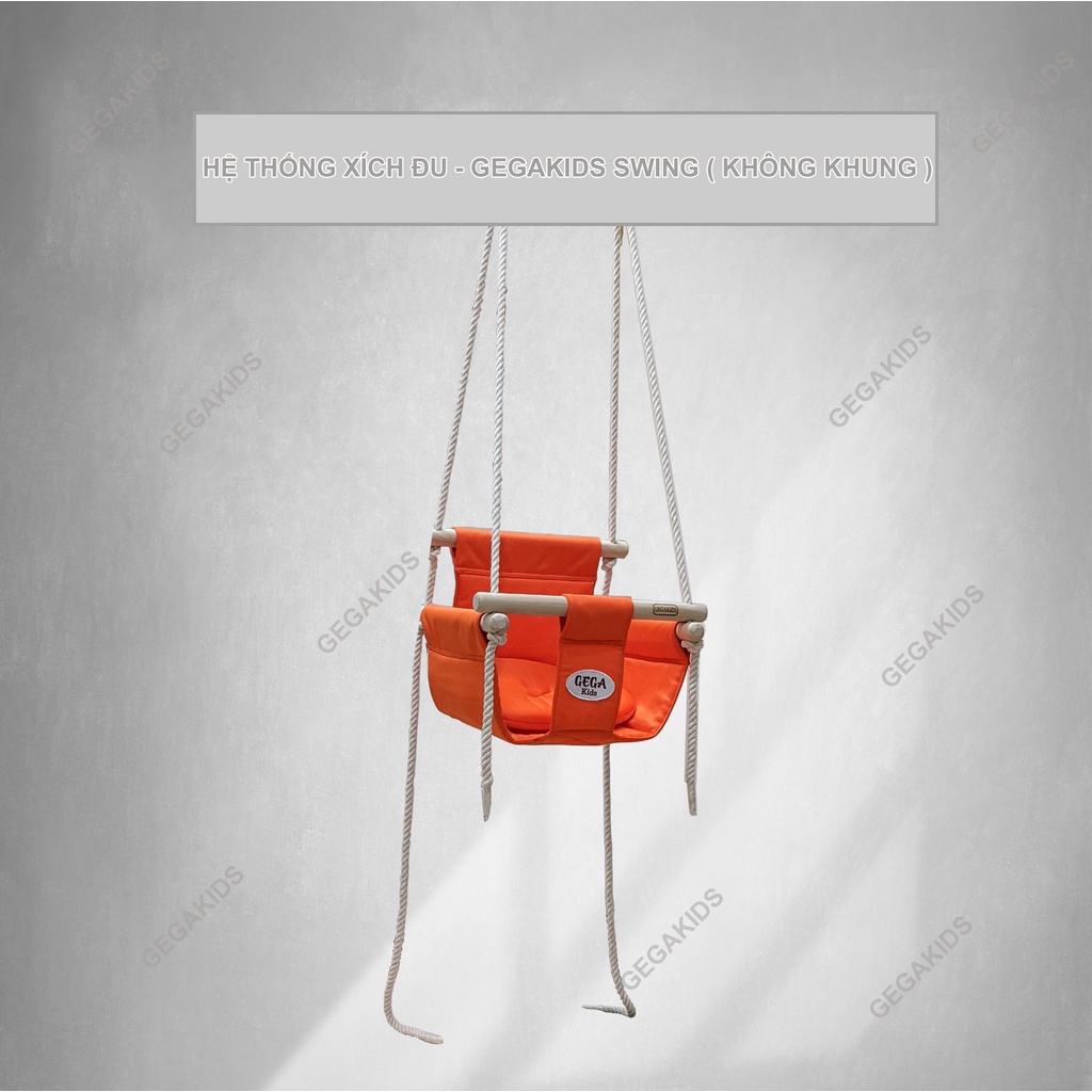 Xích đu cho Bé - Mẫu sản phẩm chưa khung - GEGAKIDS - GGK-S