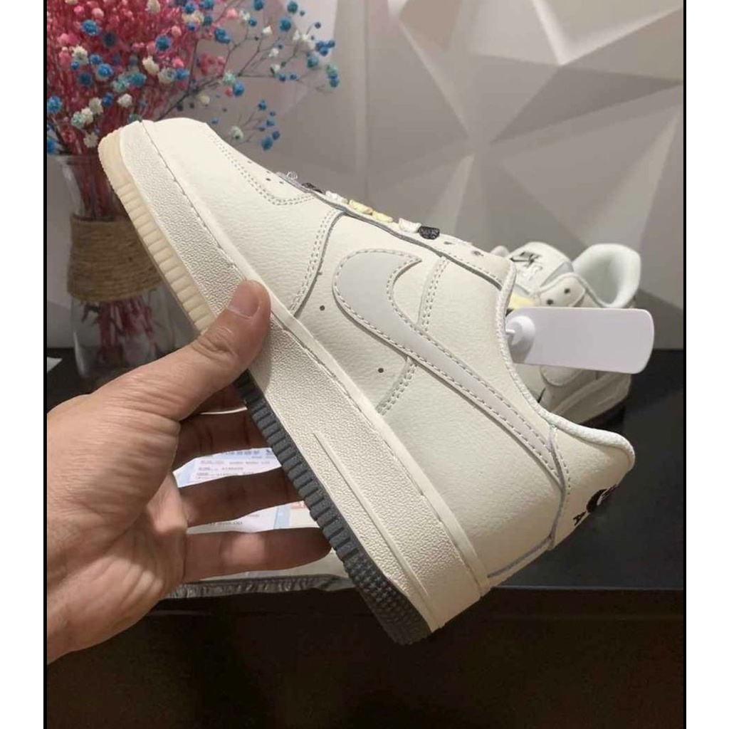 Giày_Air Force1, Giày _AF1 Trắng Chữ B Bản Trung Full Box Bill Đủ Size Nam Nữ