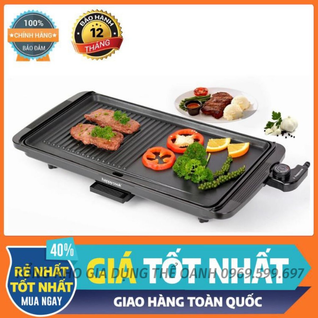 [Mã ELMSBC giảm 8% đơn 300k] Bếp Nướng Happy Cook HGR4610M 2000W