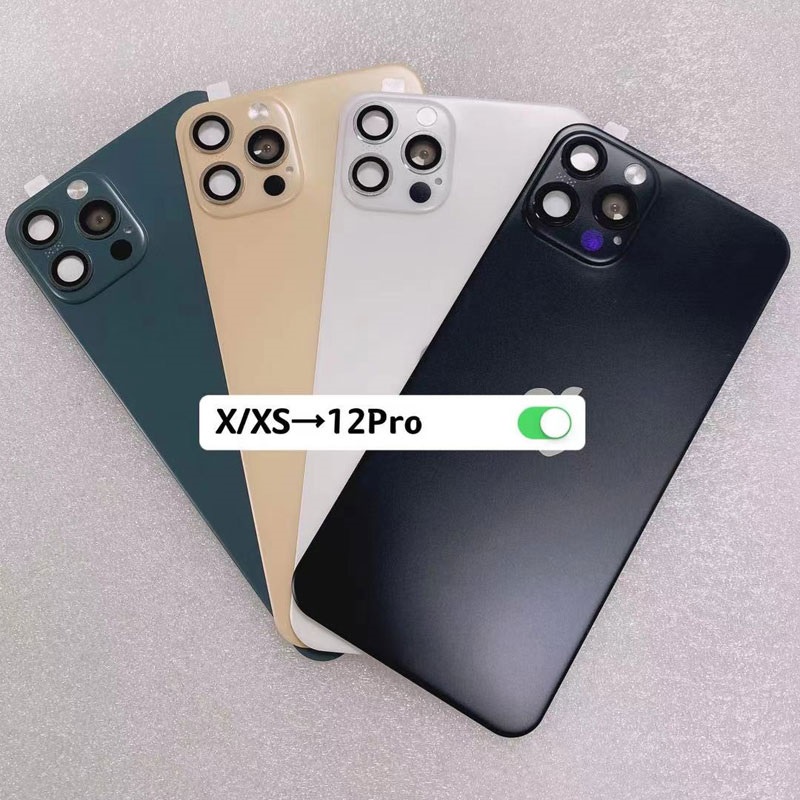 Tấm dán phim mặt sau cho iPhone X XS MAX XR Giây Thay đổi 11 PRO MAX 12 pro 13 Miếng dán ống kính đã sửa đổi Vỏ máy ảnh Vỏ hợp