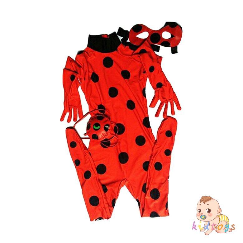 Trang Phục Hóa Trang Nhân Vật Ladybug Cho Bé Gái