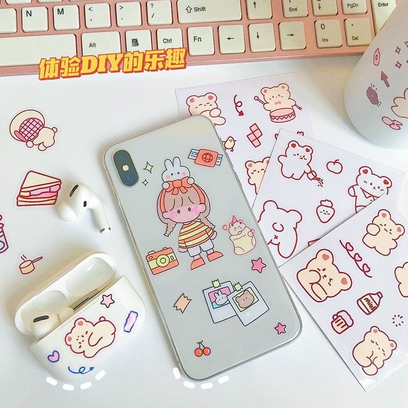 Sticker 50/100/200 tấm tách lẻ không hộp