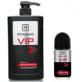 Dầu gội cao cấp Romano Vip sang trọng đẳng cấp tóc chắc khỏe 650gr - tặng lăn khử mùi Romano Vip 40ml