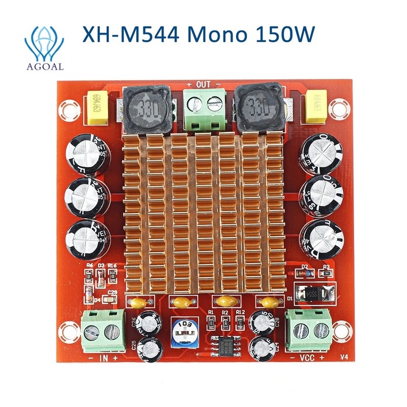 Bảng Mạch Khuếch Đại Công Suất Kỹ Thuật Số 150W Xh-M544 Tpa3116Da Mono