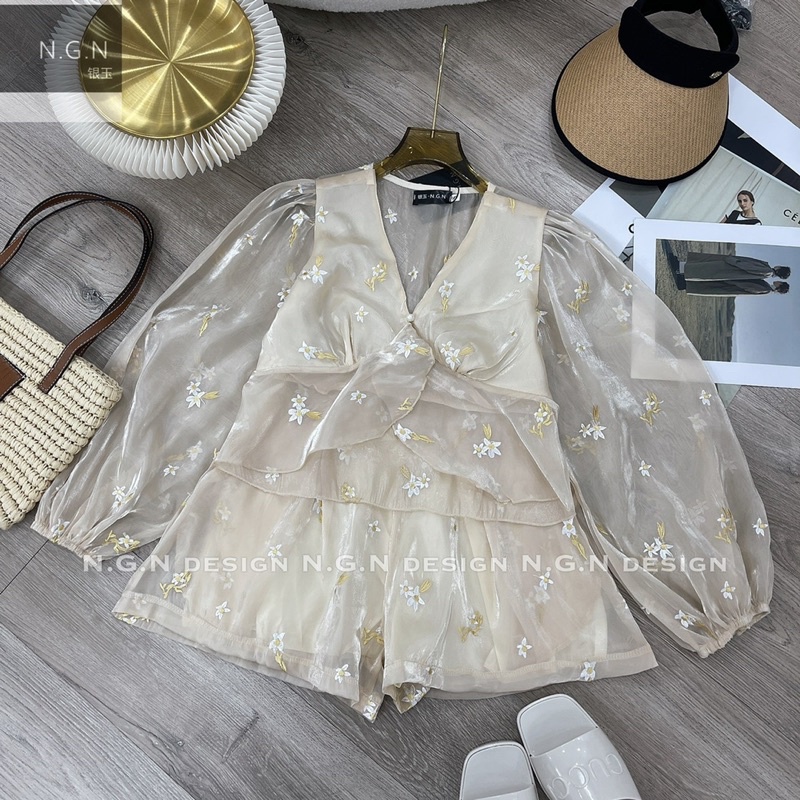 Set Tơ Phối Hoa N.G.N