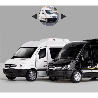 Mô Hình 1:32 Xe Mercedes Benz Sprinter RV 15cm Có trớn đèn âm thanh C335