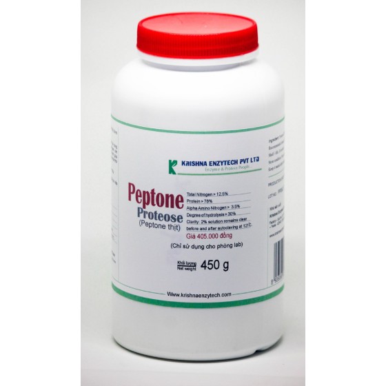 Peptone Proteose Ấn Độ 450g/chai ( Peptone thịt )