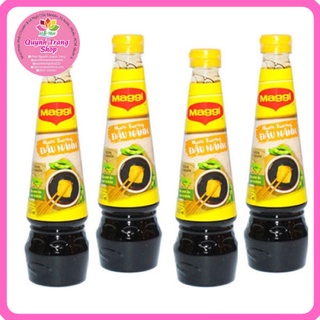 (COMBO 3chai)Nước tương Maggi nắp vàng chai ngọt thanh dịu từ đậu nành lên men tự nhiên 300ml