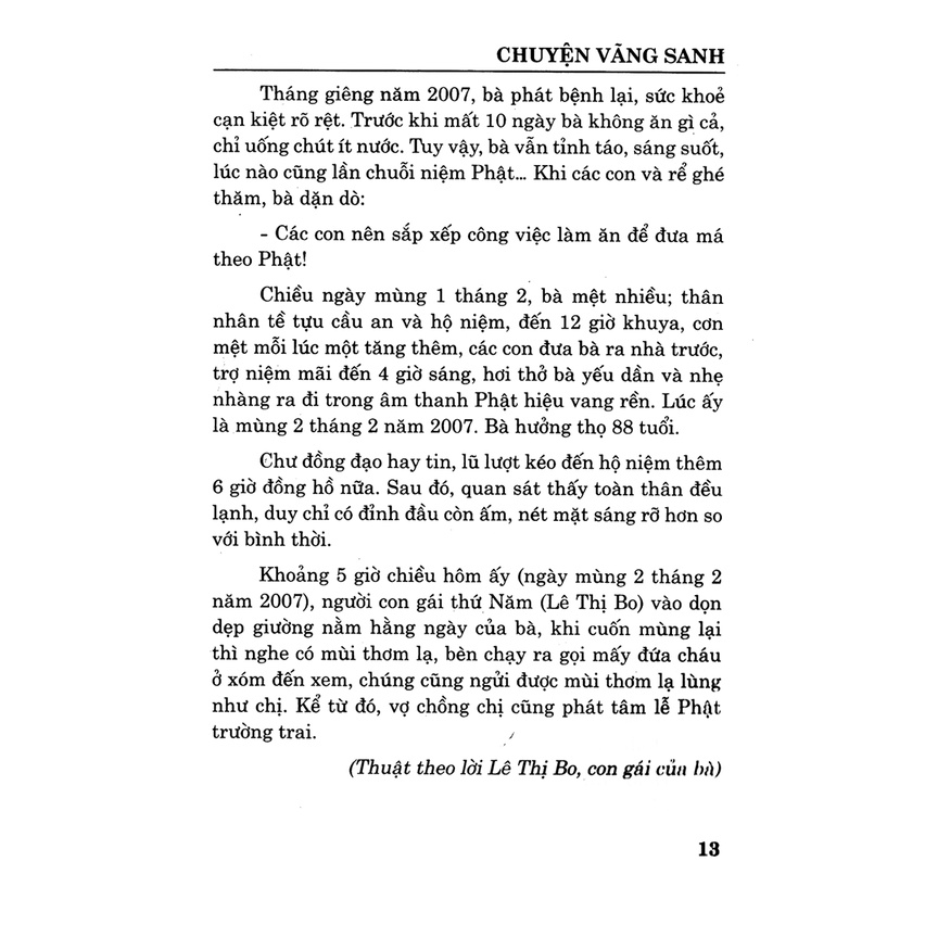 Sách - Chuyện Vãng Sanh (Tập 1)