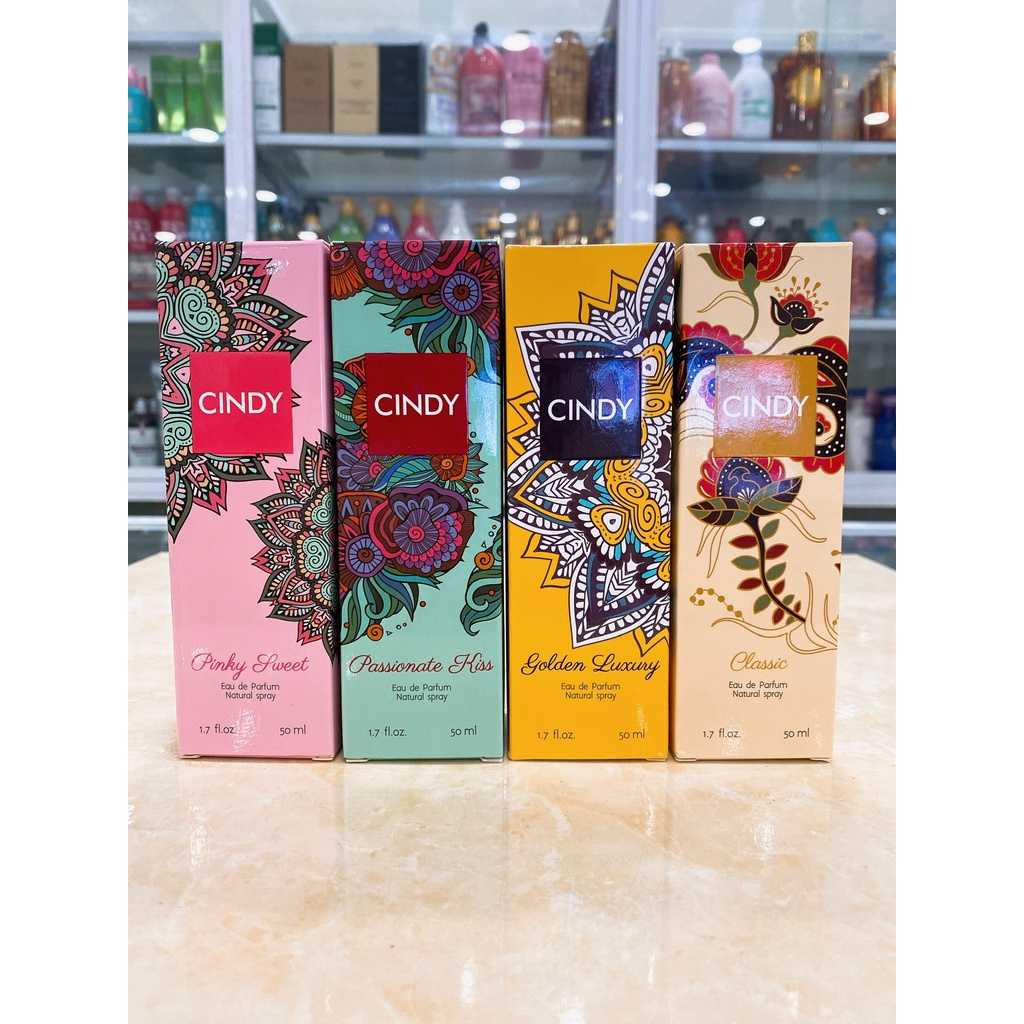 Nước Hoa Nữ Cindy Eau De Parfum Mẫu Mới 50ml