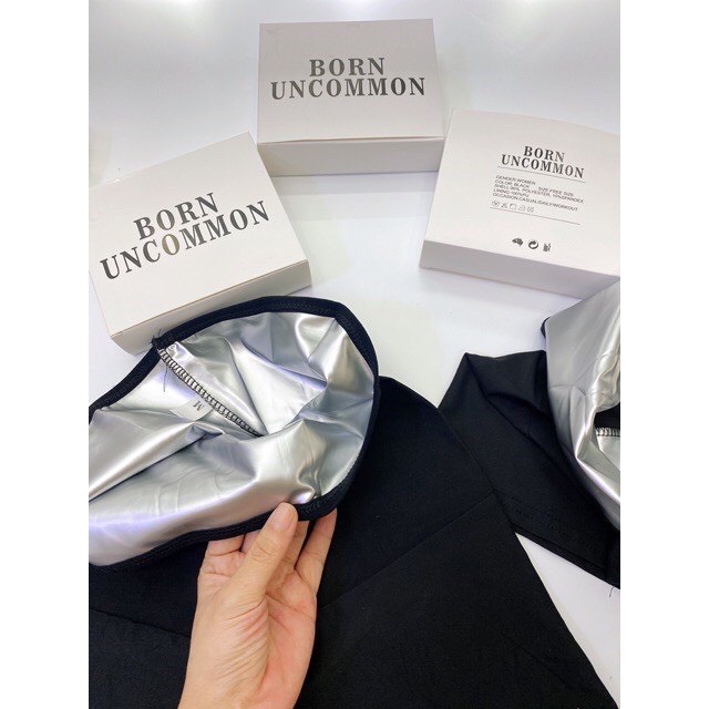 [ SIÊU HOT] Quần Đổ Mồ Hôi Tan Mỡ Bụng Sinh Nhiệt Định Hình Dáng Dài Legging Born Uncommon