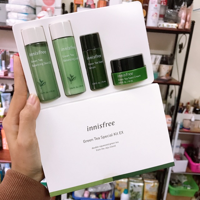 [Hot] Bộ kit Innisfree Trà Xanh 4 món [Mẫu mới]