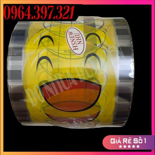 Sỉ Cuộn Màng Ép Ly Nhựa -  2400 Ly - Màng Dập Cốc In Sẵn Logo Drink - Chọn Màu IB Shop  - NHẬT ANH