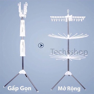 cây phơi đồ đa năng dáng tròn