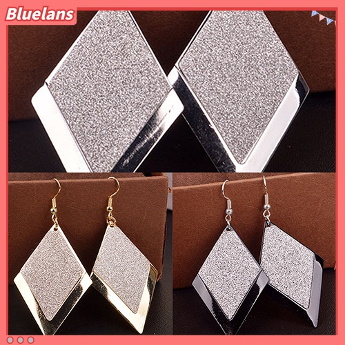 Cặp khuyên tai hợp kim hình thoi sang trọng quý phái dành cho nữ