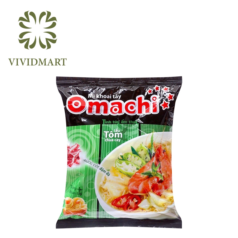[Gói lẻ] MÌ KHOAI TÂY OMACHI 3 VỊ: SƯỜN HẦM NGŨ QUẢ, TÔM CHUA CAY, XỐT / SỐT BÒ HẦM - GÓI 80G - MASAN | BigBuy360 - bigbuy360.vn